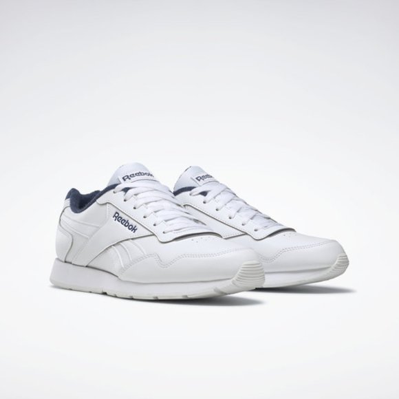 Reebok Men's White Blue Royal Glide Sneakers Size 12 us GV7446 - Picture 1 of 5